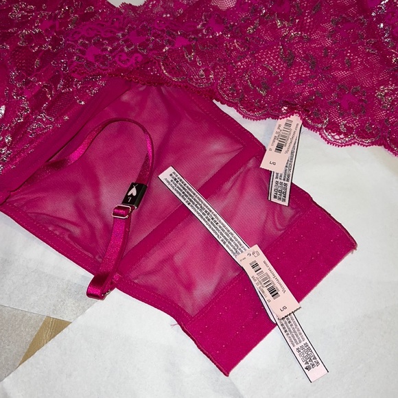 (L) 2pcs Victoria’s Secret Dream Angels Collection Set,  Corset & Cheeky… - Picture 5 of 17